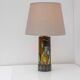 Sculptural table lamp in ceramic, designed by Bonnie Rehnqvist, Sweden, 1972