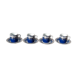 Set of 4 coffee cups