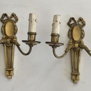 Paire d’appliques en bronze doré circa 1910