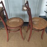 2 chaises cannées Josef Hoffmann