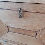 Small solid oak Art Deco sideboard