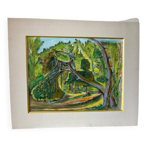 Paysage signé martin