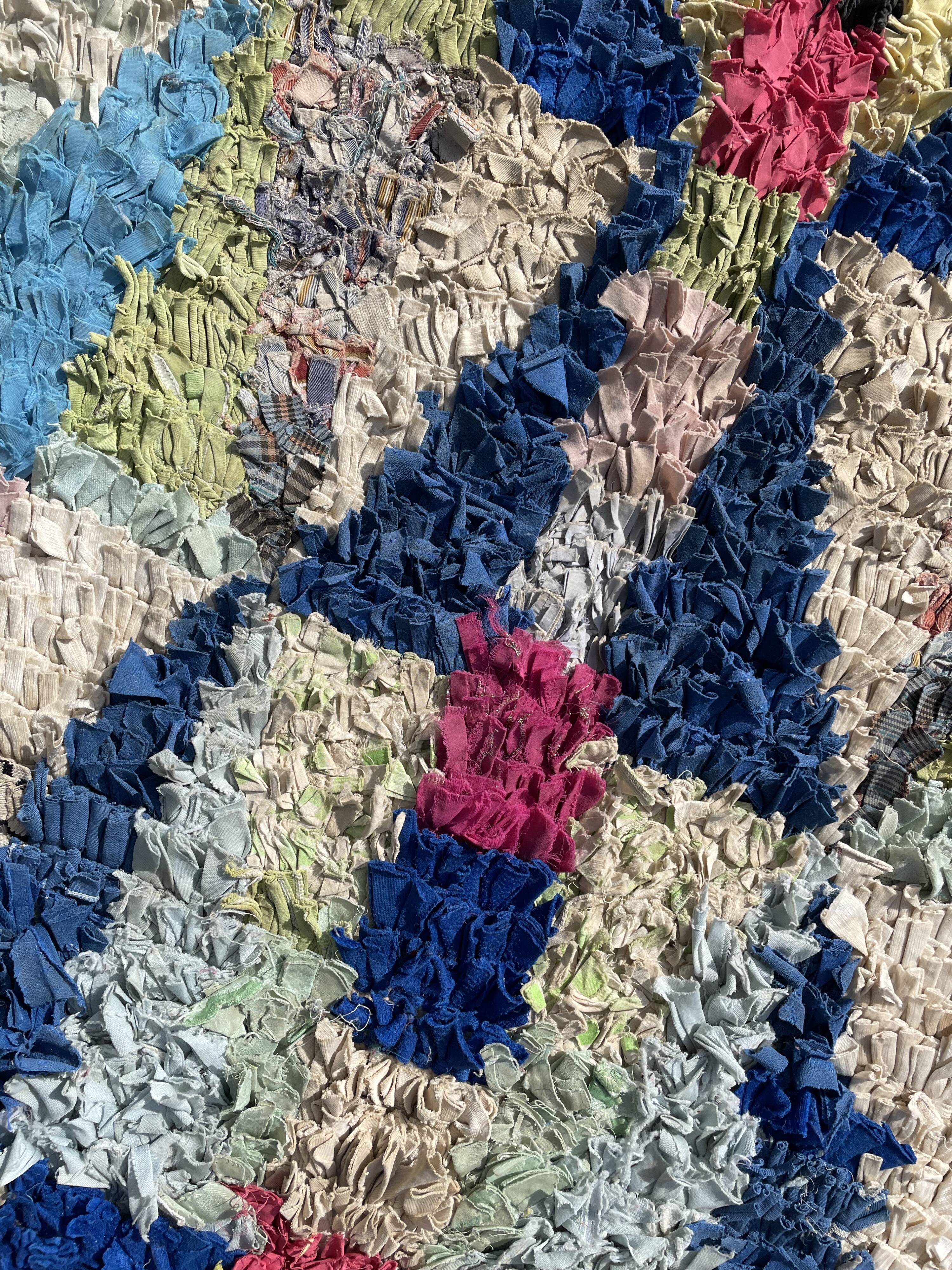 Modern carpet berber boucherouite