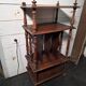 Antique walnut music cabinet