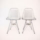 Lot de 4 chaises DKR par Charles & Ray Eames pour Herman Miller, année 50