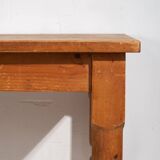 Antique long solid wood table (c.1920) #53
