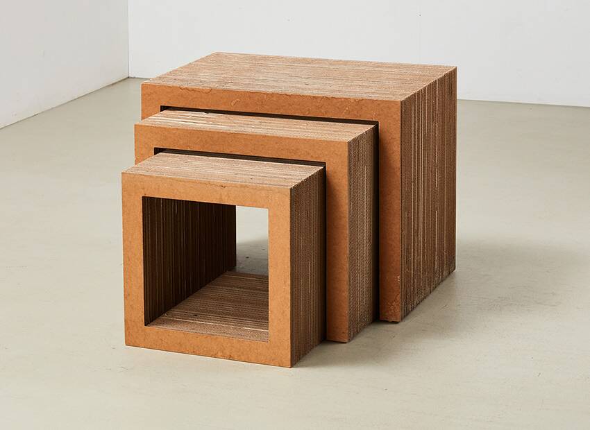Frank O. Gehry 'Easy Edges' Nesting Tables for Vitra 1972