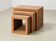 Tables gigognes 'Easy Edges' de Frank O. Gehry pour Vitra 1972