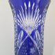Vase bleu cristallery of lorraine - large model