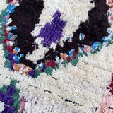 Old boucherouite berber carpet