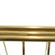 Brass rosewood magazine rack design sixties