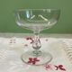 4 coupes à champagne Baccarat cristal uni forme gondole