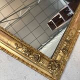 Louis Philippe mirror in wood and gilded stucco - 19th century
