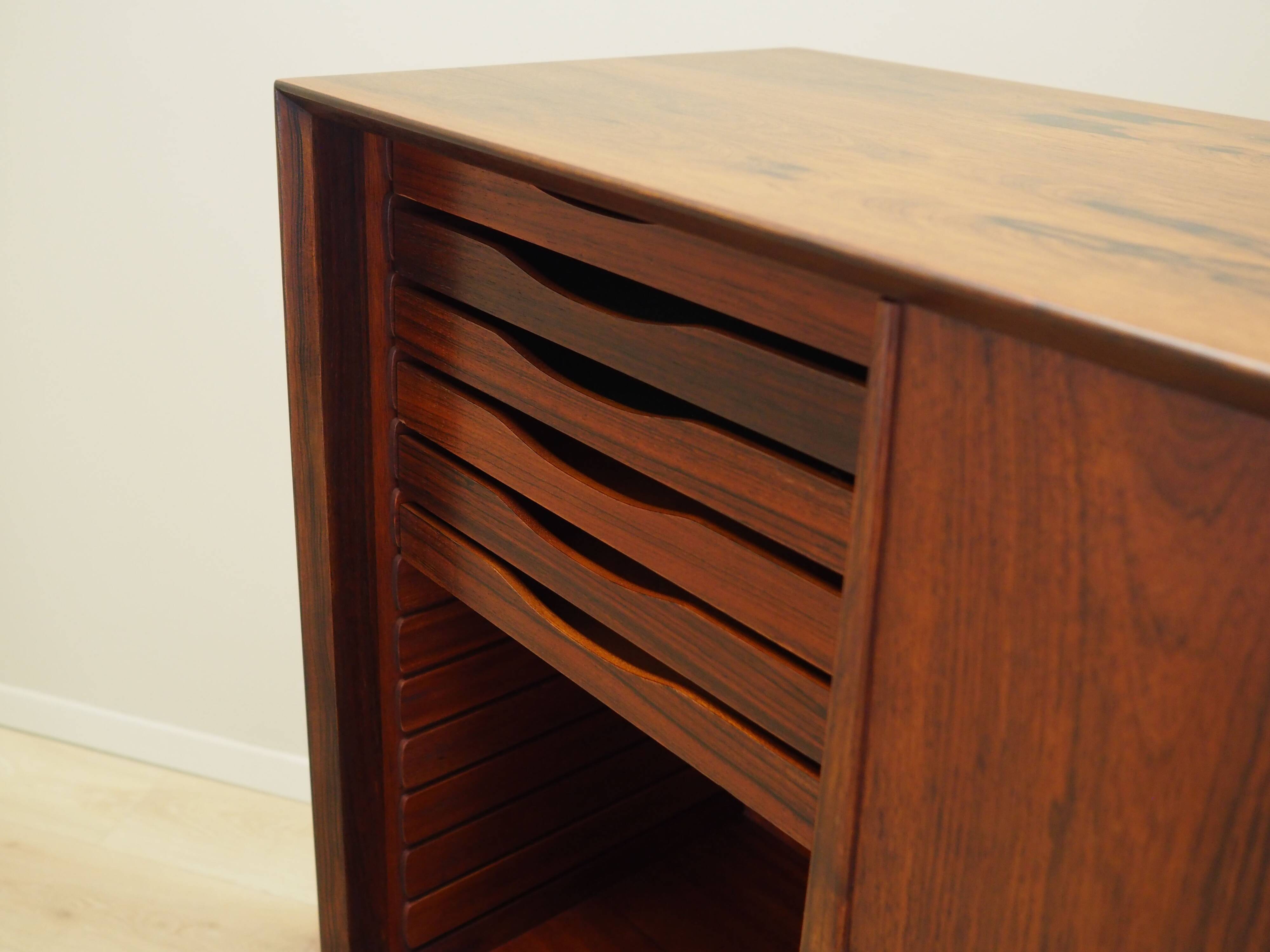 Enfilade en palissandre, design danois, années 1970, fabricant : Omann Jun