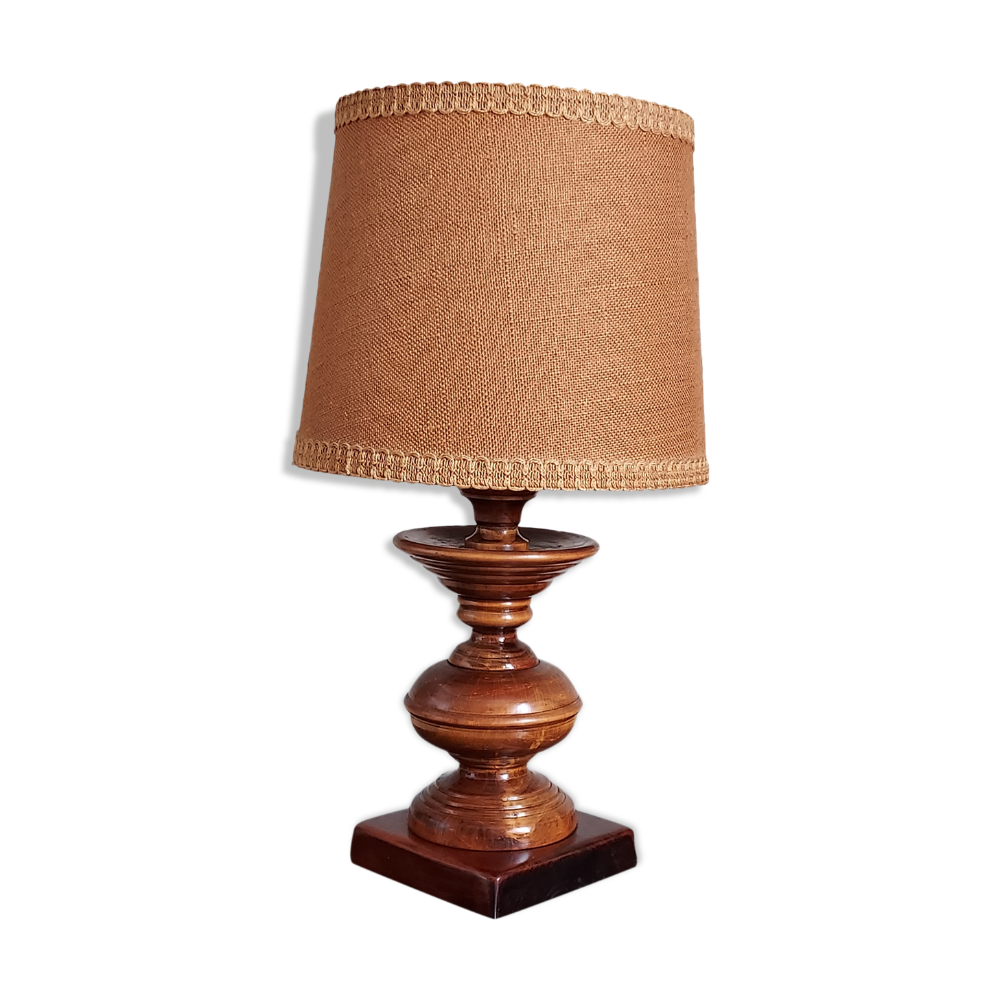 Lampe bois style arts and crafts