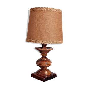 Lampe bois style arts and crafts