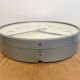 Large Grey Industrial Wall Clock from Pragotron, 1960s