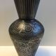 Antique Silver Damascus Steel Vase Indo-Persian Style Moroccan Work