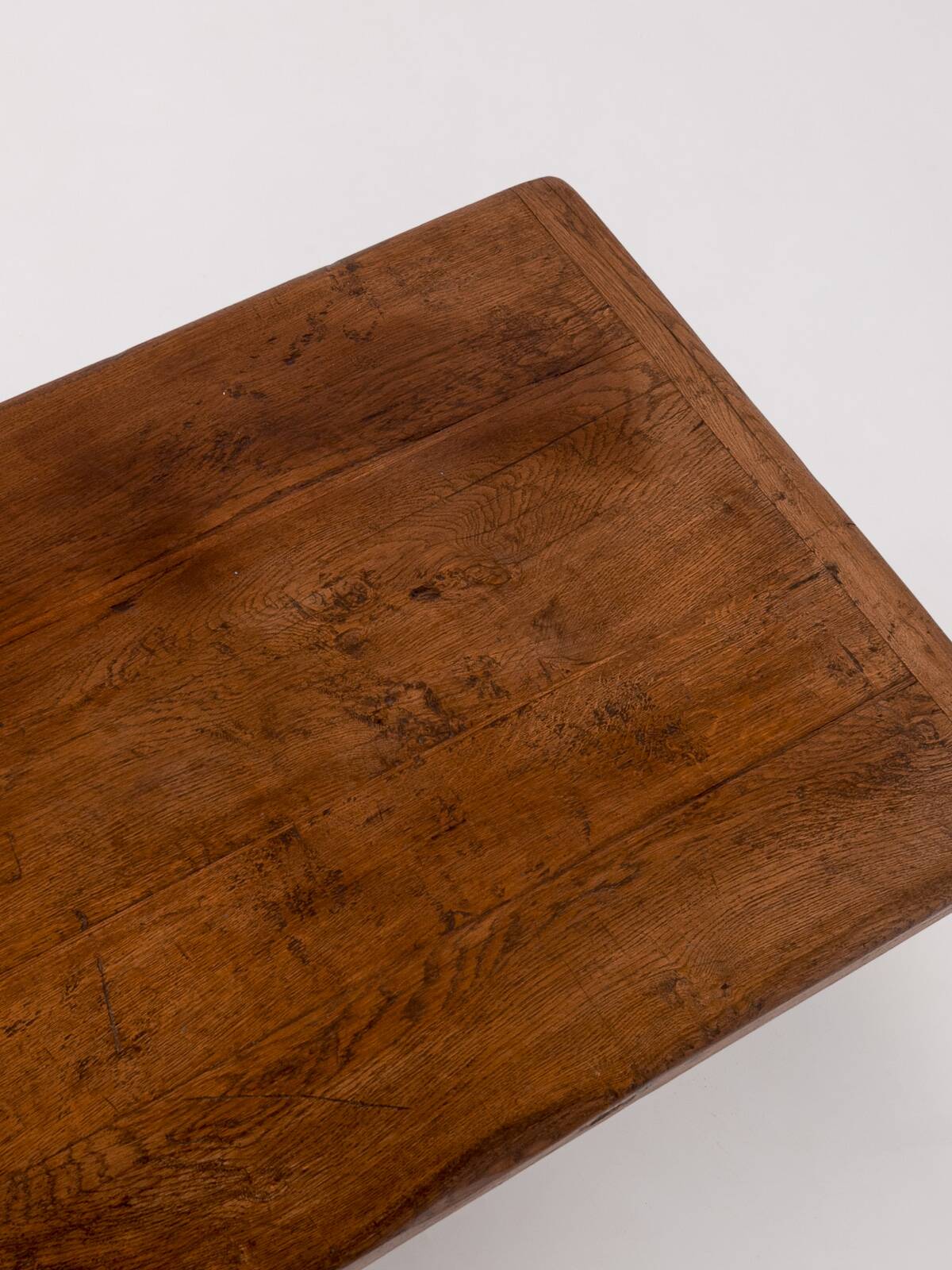 Sculptural Solid Oak Desk