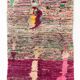 Berber carpet Boujaad mottled multicolored 245x154cm