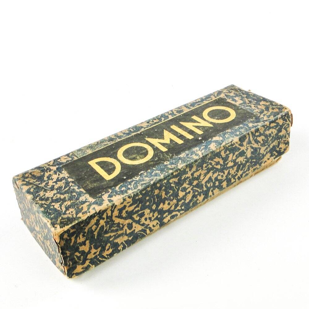 Jeu de dominos postmoderne, Pologne, années 1970, ensemble de 28.
