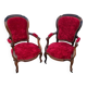 Louis Philippe cabriolet armchairs