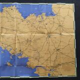 Vintage Brittany map