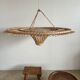 Suspension rattan saucer iron frame D:120 H:60