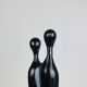 Bronze sculpture by Louise Hederström "Two Become One", Scandinavian