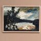 Swedish Oil on Panel “Abstract” by G. Hulten Signed Vintage & Framed 35×24cm