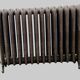 Radiateur ancien a lames fleuries en fonte de fer XX siècle