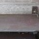 Old workshop wall shelf