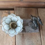 Lampe de chevet avec base en marbre