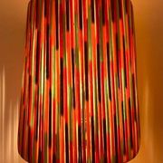 Lampe de table d'ambiance upcyclée à partir d'un vase en céramique Übelacker.