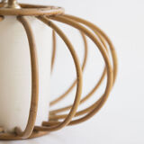 Rattan hanging lamp