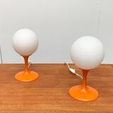 Mid-century Swiss table lamps by E.R. Nele for Temde, set of 2