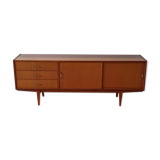 Modernist long sideboard of the 1970s