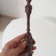 Antique wall coat hook from the 19th century in Victorian cast iron style.