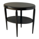 Gueridon console bois noir art déco