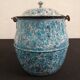 Enamelled pot