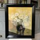 Painting oil painting on canvas signed representing a bouquet of flowers, still life.