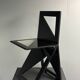 Dutch post modern foldable side chair, Eindhoven Design Academy, 1980s