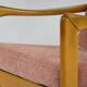 Pink knoll armchair