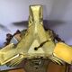 Pic candle living room lamp in solid brass, 20th century