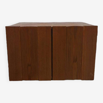 Vintage oak wall cabinet / wall cabinet / floating furniture