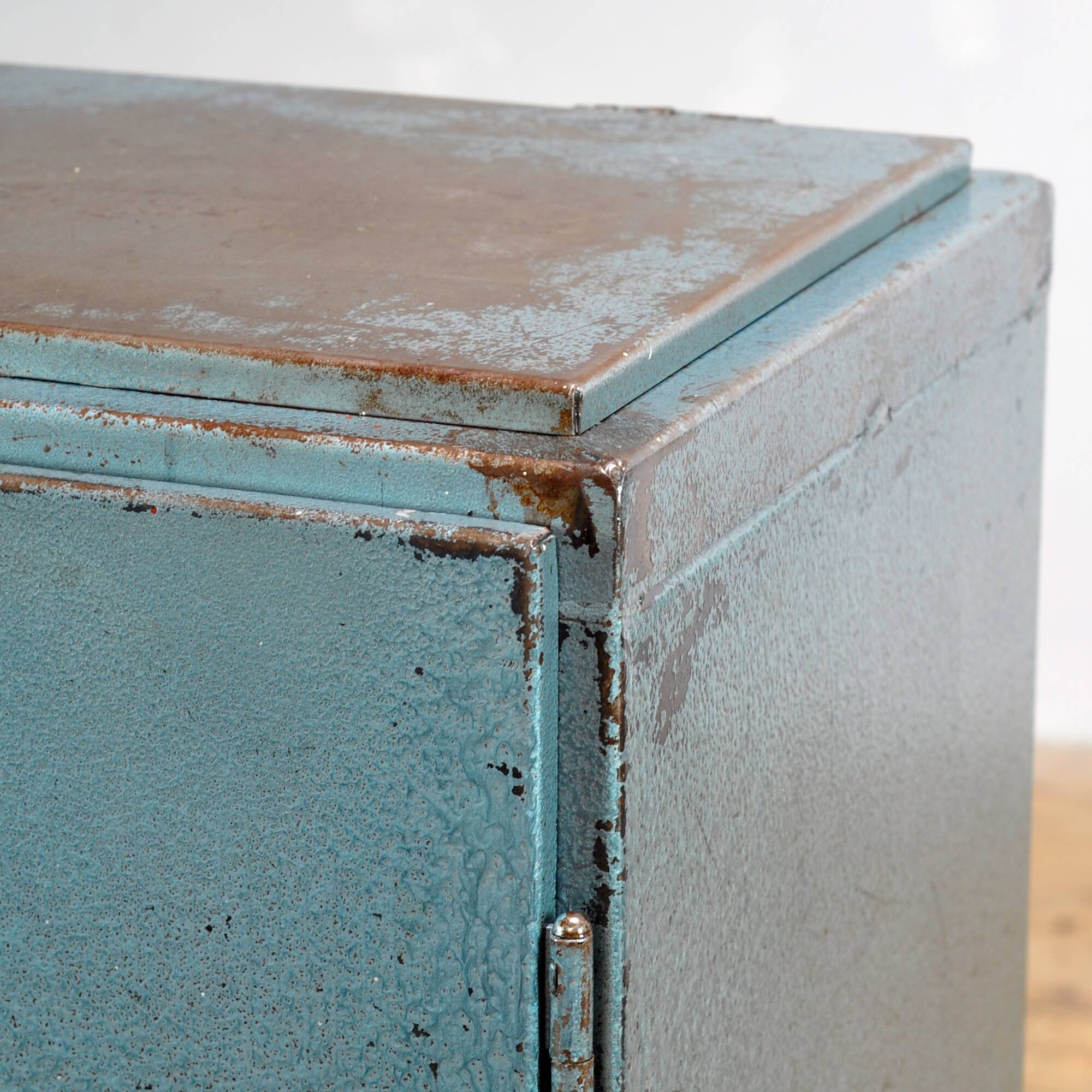 Iron industrial cabinet, 1970s