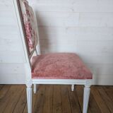 Chaise de style Louis XVI rénovée