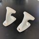 2 old porcelain coat hooks