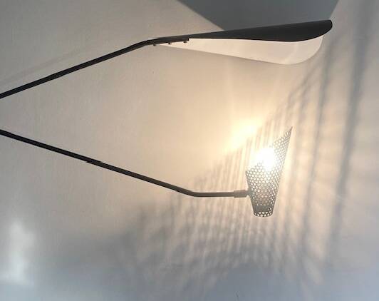 Modernist wall lamp, 1950s