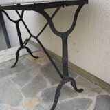 Antique oval bistro table